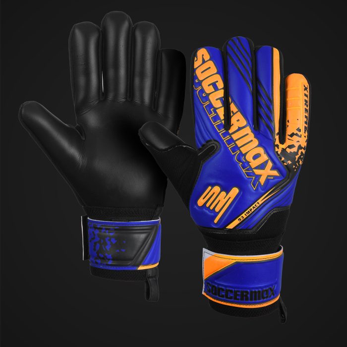 Blue Goalie Gloves