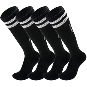 Black Soccer Socks