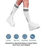 Black Soccer Socks - Image 3