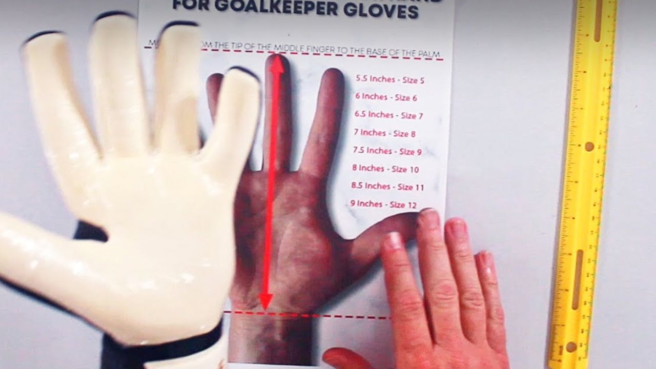 goalkeeper gloves size chart